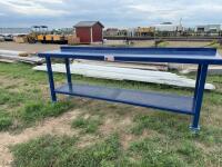 New 8 foot steel rolling workbench