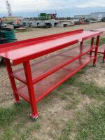 New 8 foot long steel workbench