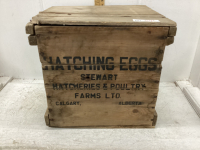 WOOD HATCHING EGG CRATE