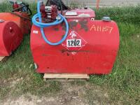 Slip tank with 12 V pump