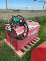 Western Global slip tank with 20 GPM fill-rite pump