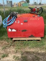 Weststeel slip tank with pump