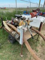 Monarch 4 inch pump on cart