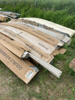 Nine bundles of vinyl siding