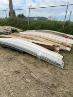 Nine bundles of vinyl siding