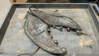 SET OF LEATHER SCOTCH TOPS W/ BELLS