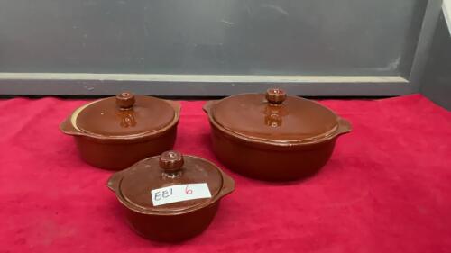 MEDALTA POTTERIES REDCLIFF - 6 PIECE CASSEROLE SET