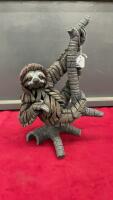 RESIN CAST JUNGLE SLOTH DECOR