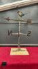 METAL CAST WEATHER VANE W/ PHEASANT