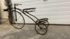 GARDEN DECOR METAL BICYCLE - HOLDS 3 BASKETS - 3