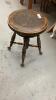 ANTIQUE PIANO STOOL