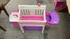 TOY DOLL NURSERY W/ ASSORTED ESSENTIALS