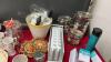 (2) BOXES OF KITCHEN ITEMS - CANISTERS, KENWOOD IMERSION BLENDER, EMPTY TINS, PAMPERED CHEF MEASURING CUP, ETC. - 4