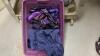 GOOD LIDDED TOTE W/ ASSORTED FABRICS - 3