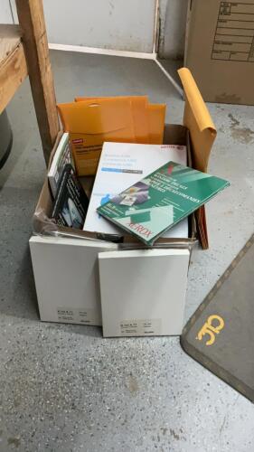 BOX OF ASSORTED OFFICE SUPPLIES