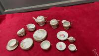 SMALL TEA SET + MINI TEA SET - MISSING 1 CUP