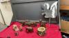 WILDLIFE DECOR ITEMS - CEMENT SKUNK STAKE, FAUX WOOD BEARS, RESIN MOOSE