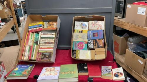 (2) BOXES OF OLDER BOOKS -