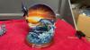 BOX OF ASSORTED GLASSWARE - DOLPHINS - 2