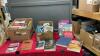 (2) BOXES OF ASSORTED BOOKS FT. ROMANCE, SELF HELP, HISTORY, COOK BOOKS, ETC.