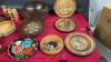 (2) BOXES OF WOODEN DECOR AND KITCHEN ITEMS - BOWLS, S+P, CANDLE HOLDERS, AND SOME VASES - 2