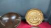 (2) BOXES OF WOODEN DECOR AND KITCHEN ITEMS - BOWLS, S+P, CANDLE HOLDERS, AND SOME VASES - 4