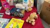 (2) BOXES OF ASSORTED TOYS AND BOOKS - MONEY BANKS, WOODEN PIECES, CHILDRENS BOOKS - 2