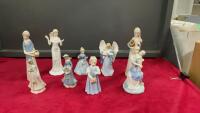 (2) FLATS OF PORCELAIN DOLL COLLECTION