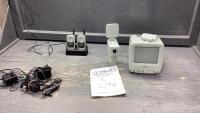 BOX W/ COSMO 2.4GHZ WIRELESS B+W MONITORING SYSTEM, AUDIOVOX WALKIE TALKIES