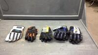 BOX W/ (5) PAIRS OF ASSORTED GLOVES