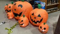 BOX W/INFLATABLE HALLOWEEN DECOR + MOTION SENSOR LIGHT