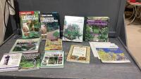 BOX OF ASSORTED BOOKS - GARDENING, LANDSCAPE, HOUSE PLANTS