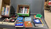 (2)BOXES ASSORTED NOVELS - HARRY POTTER, TWILIGHT,, MOCKINGJAY,