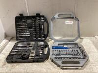 JOBMATE DRILL BITS/HOLE SAW KIT W/ SOCKET SETS