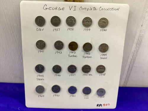 GEORGE V1 COMPLETE COLLECTION NICKLES