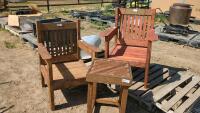 Wooden Arm Chairs