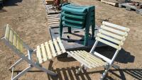 Patio Stools and Folding Chairs