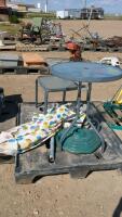 Patio Tables and Umbrella