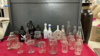 VINTAGE & COLLECTIBLE JARS & BOTTLES