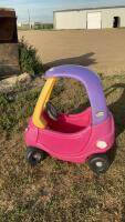 LITTLE TIKES PINK/PURPLE COUPE CAR
