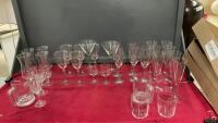(3) BOXES OF ASSORTED DRINKING GLASSES