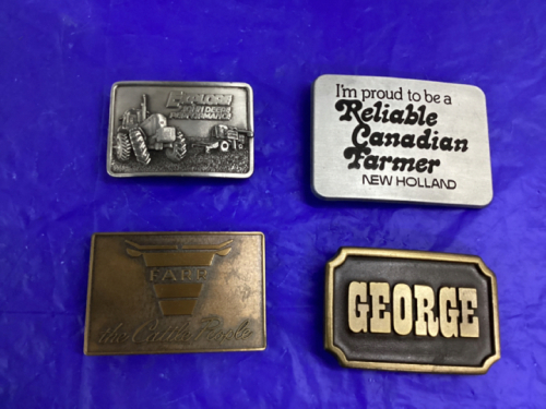 BELT BUCKLES. 4-PCS