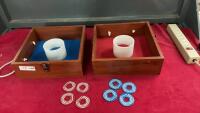 HALEX RING TOSS GAME W/ WASHERS