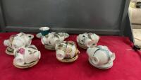 (24) SET OF TEA CUPS AND FEW MISC. EXTRAS