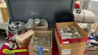 (3) BOXES OF CANNING ESSENTIALS AND OTHER MISC.