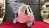 PINK AND PURPLE LITTLE TIKES SHOPPING CART