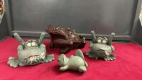 COLLECTION OF DECORATIVE FROGS