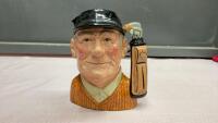 ROYAL DOULTON TOBY MUG - &ldquo;GOLFER&rdquo;