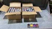 (2)BOXES OF MICA POWDER - ASSORTED COLOURS