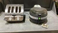 (2) ITEMS - T-FAL 4-SLICE TOASTER + T-FAL ACTIFRY